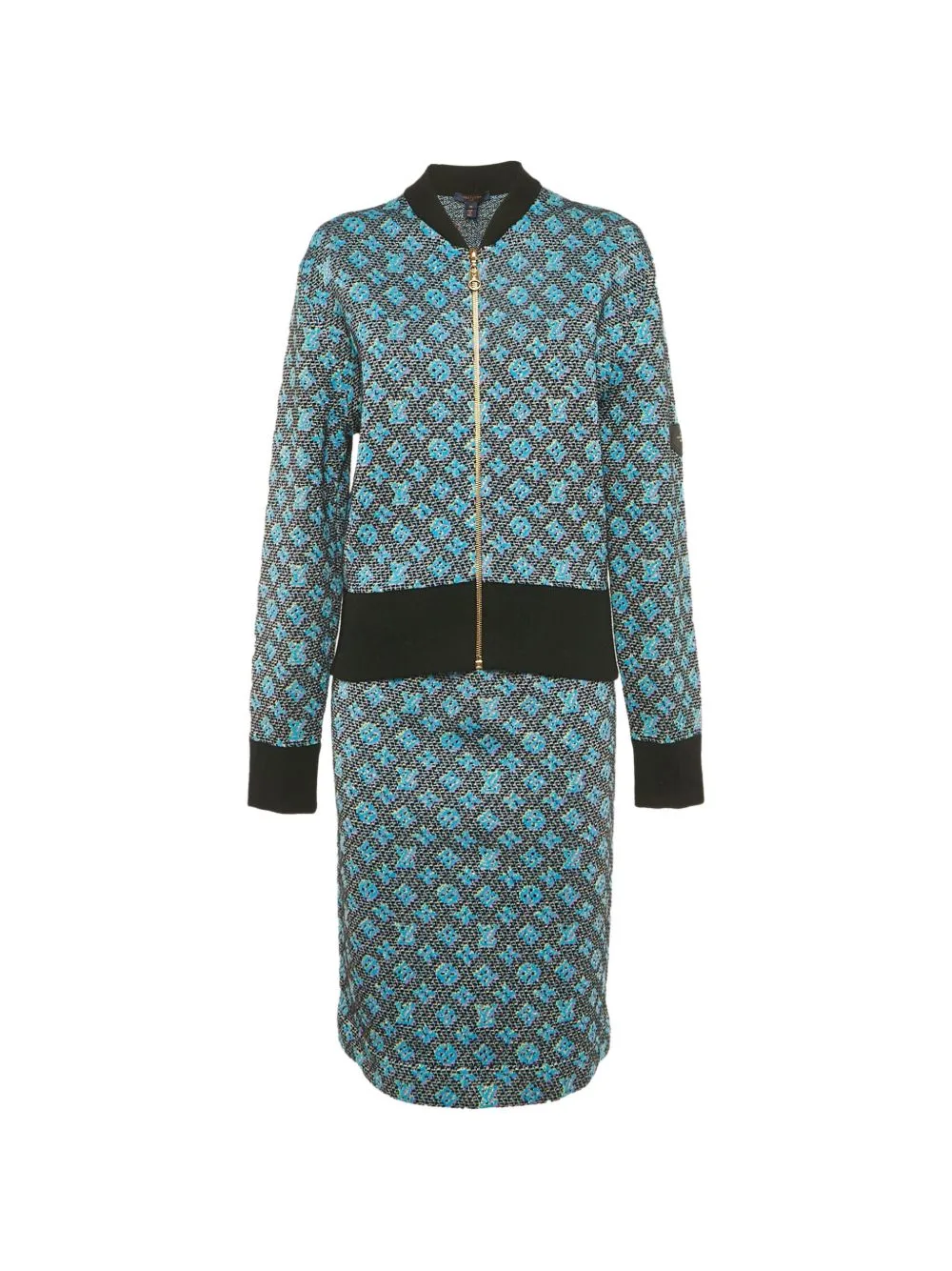 Zip-Up Jacket and Skirt Set by Louis Vuitton Pre-Owned