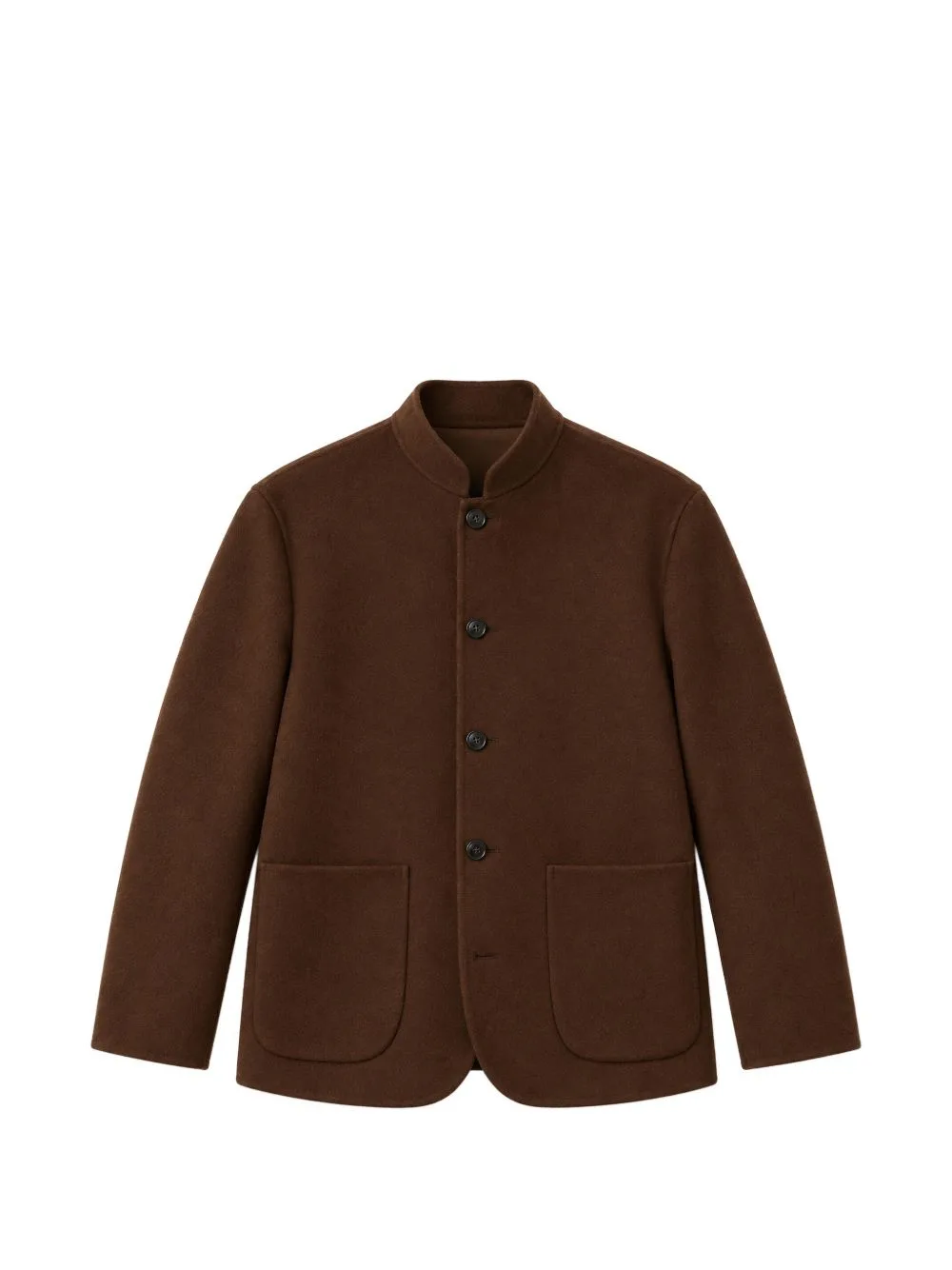 Simão Mandarin-Collar Wool Jacket by Officine Generale