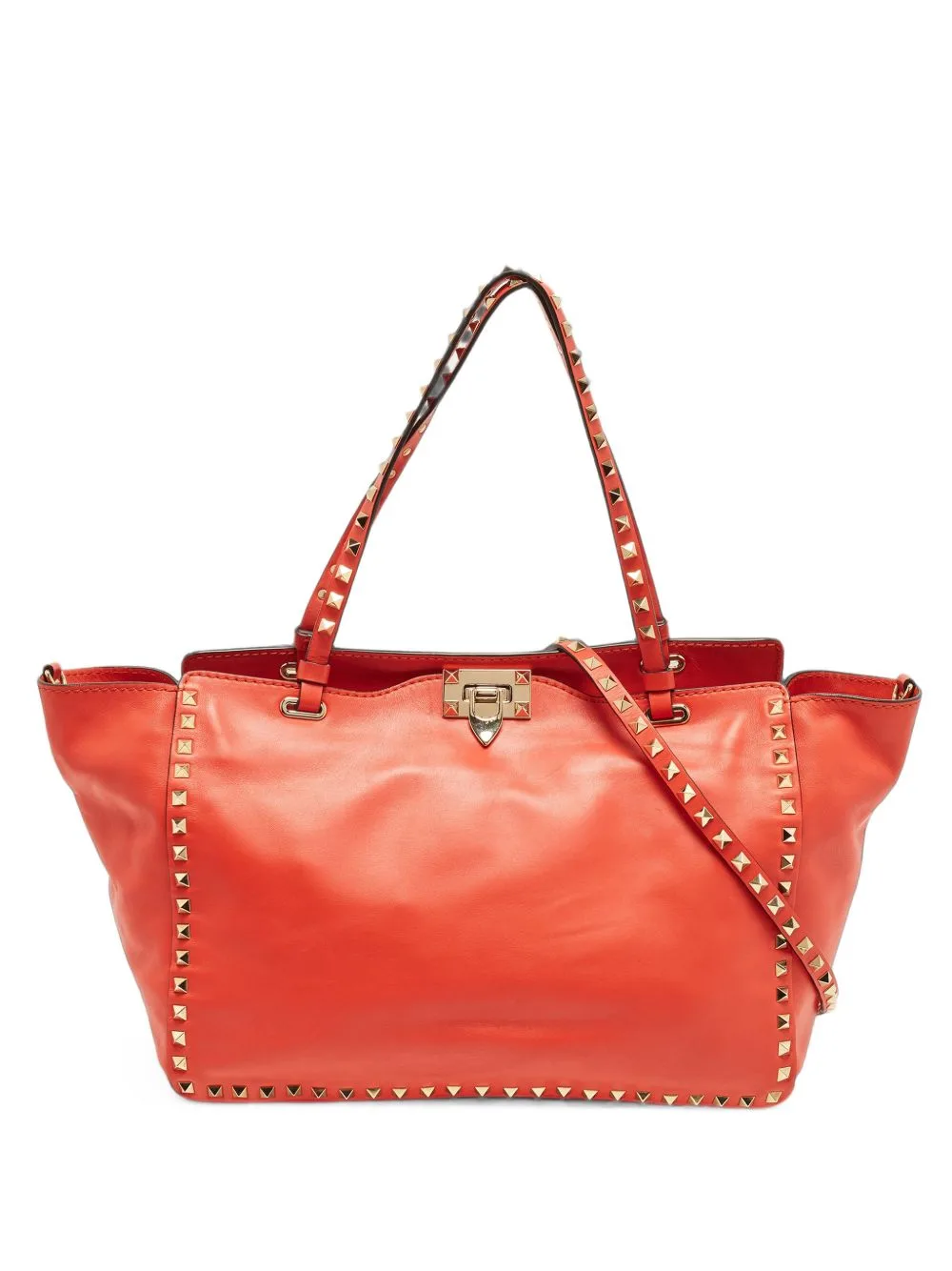 Medium Rockstud Trapeze Tote Bag by Valentino Garavani Pre-Owned