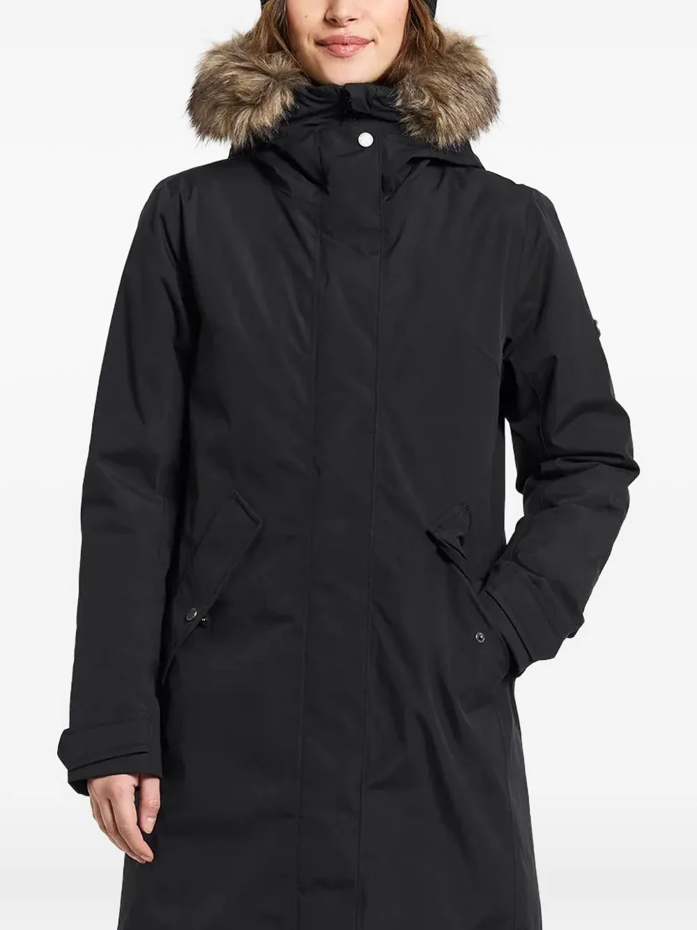 Erna Hooded Faux-Fur Trim Parka