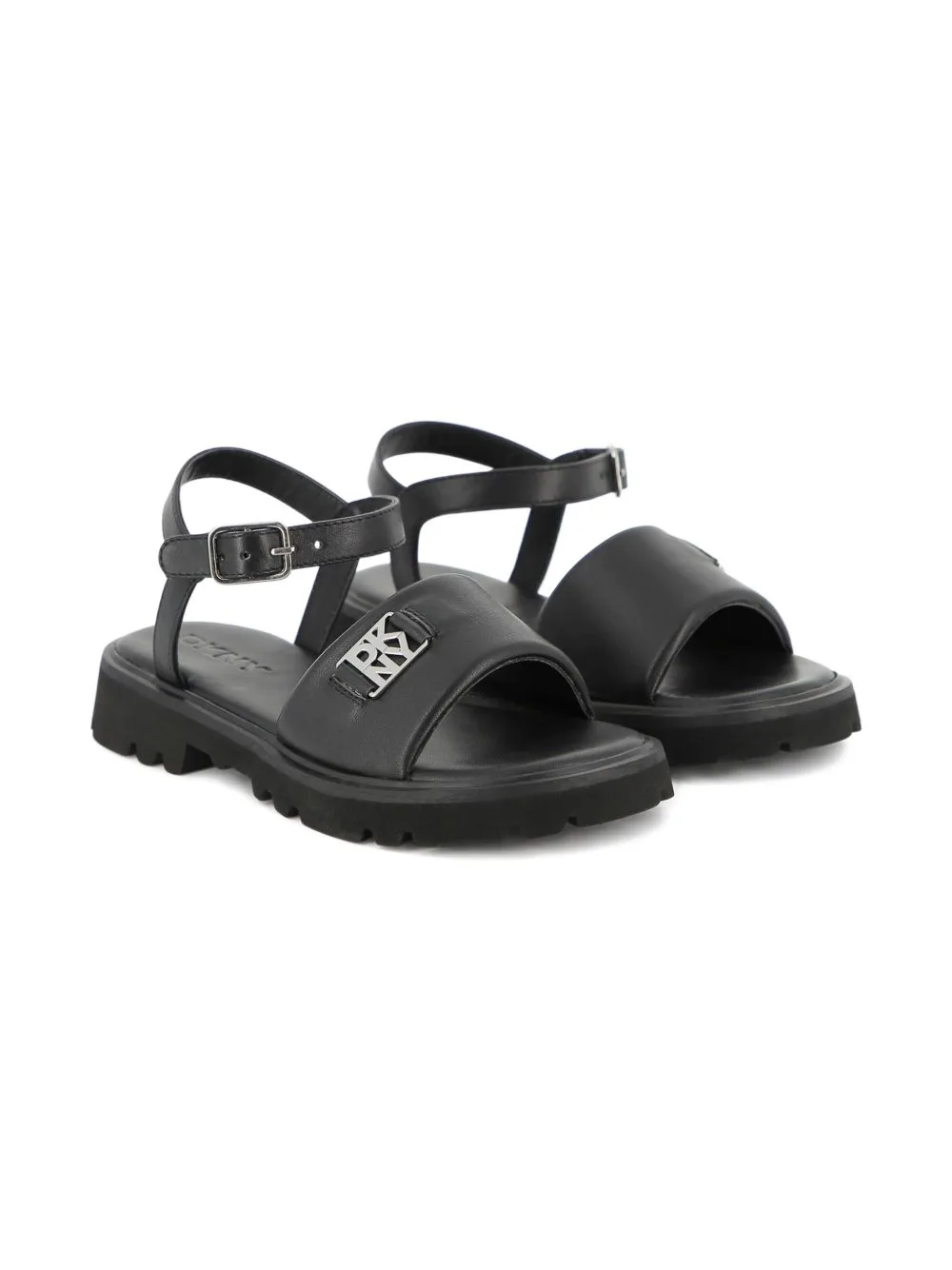 Buckled Logo-Detail Sandals by Dkny Kids