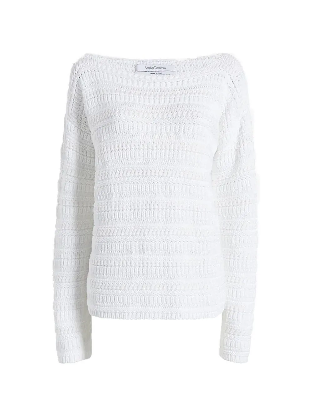 Oversized-Fit Textured Sweater by Another Tomorrow