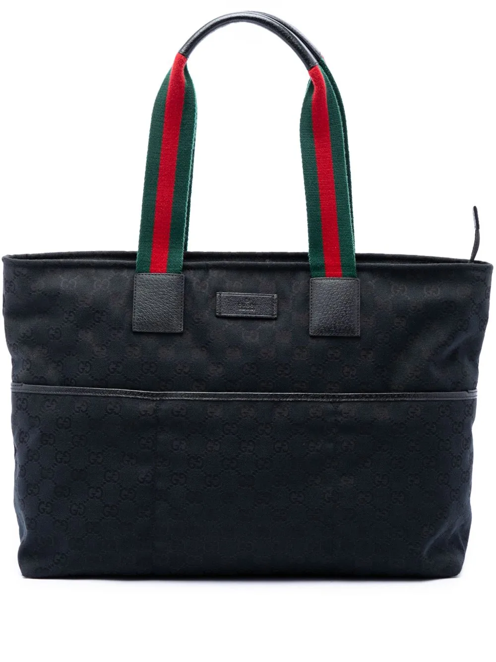 2016-2026 GG Canvas Web Tote Bag by Gucci Pre-Owned