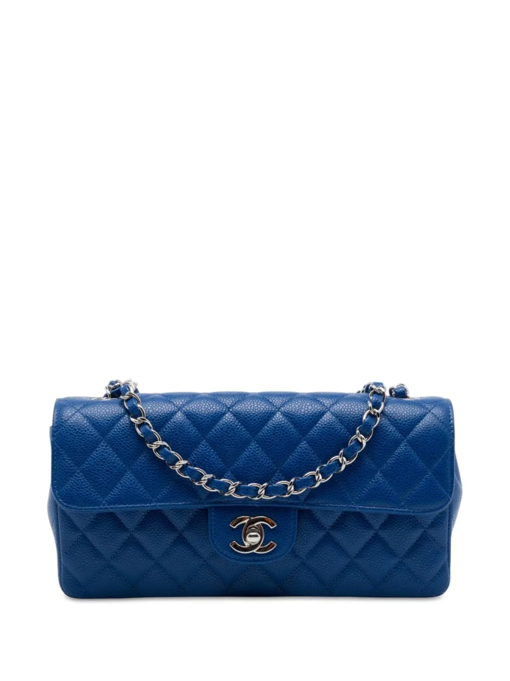2009-2010 Classic Caviar East West Single Flap Shoulder Bag by CHANEL Pre-Owned