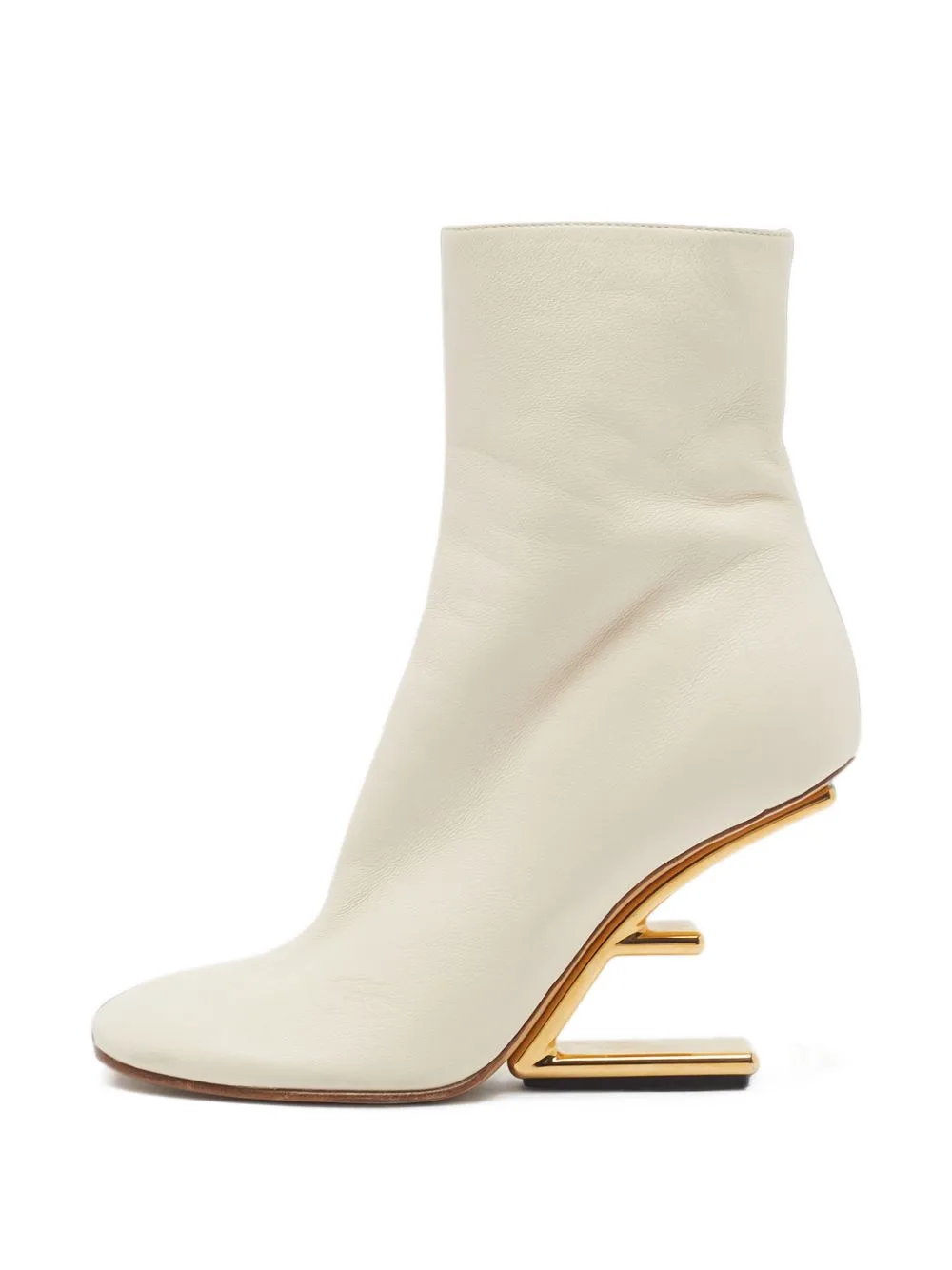 Fendi First Leather Ankle Boots by Fendi Pre-Owned
