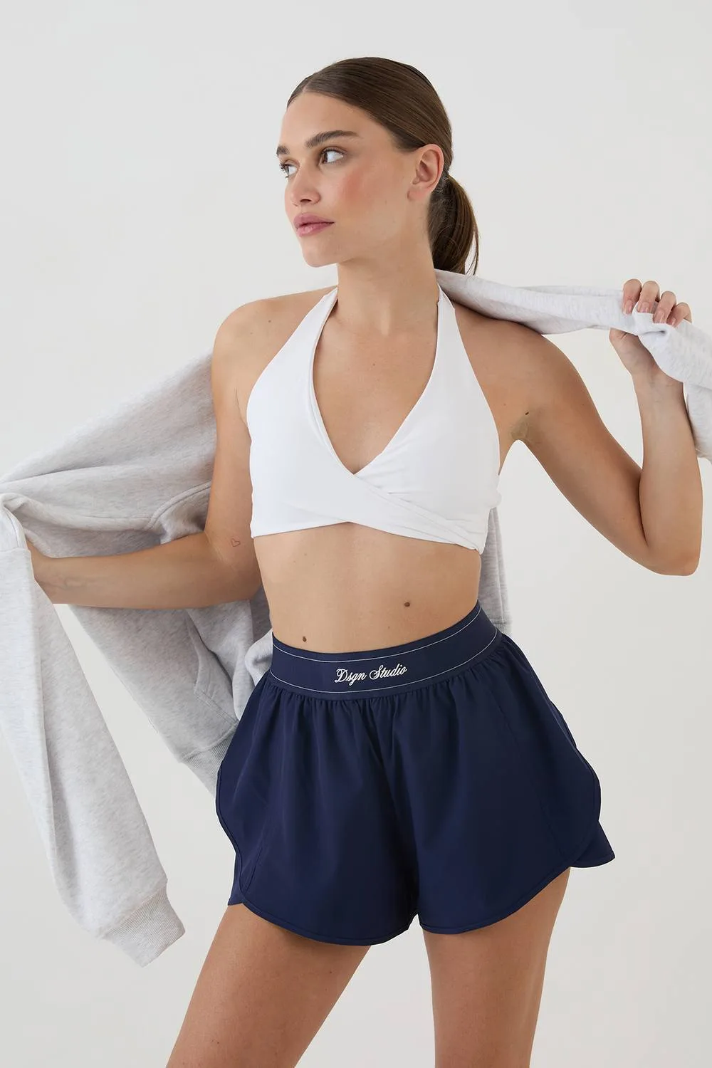 Elasticate Waist Loose Fit Woven Short by DSGN Studio