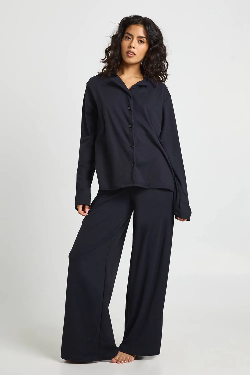 Super Soft Long Sleeve Top & Trousers Pyjama Set