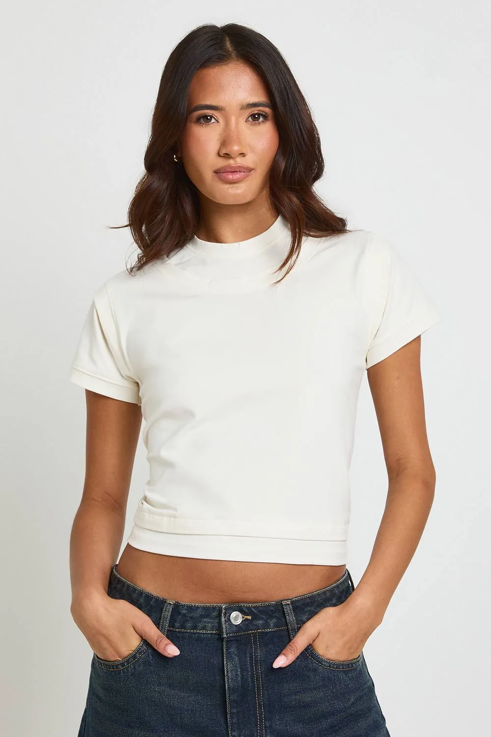 Soft Cotton Layered Baby T-Shirt by boohoo