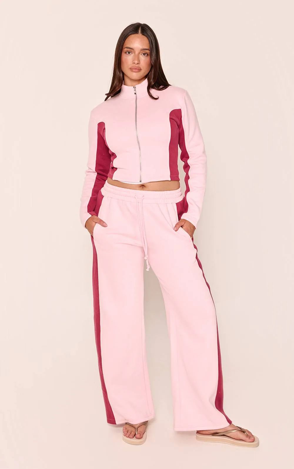 Contrasting Side Panel Jogger