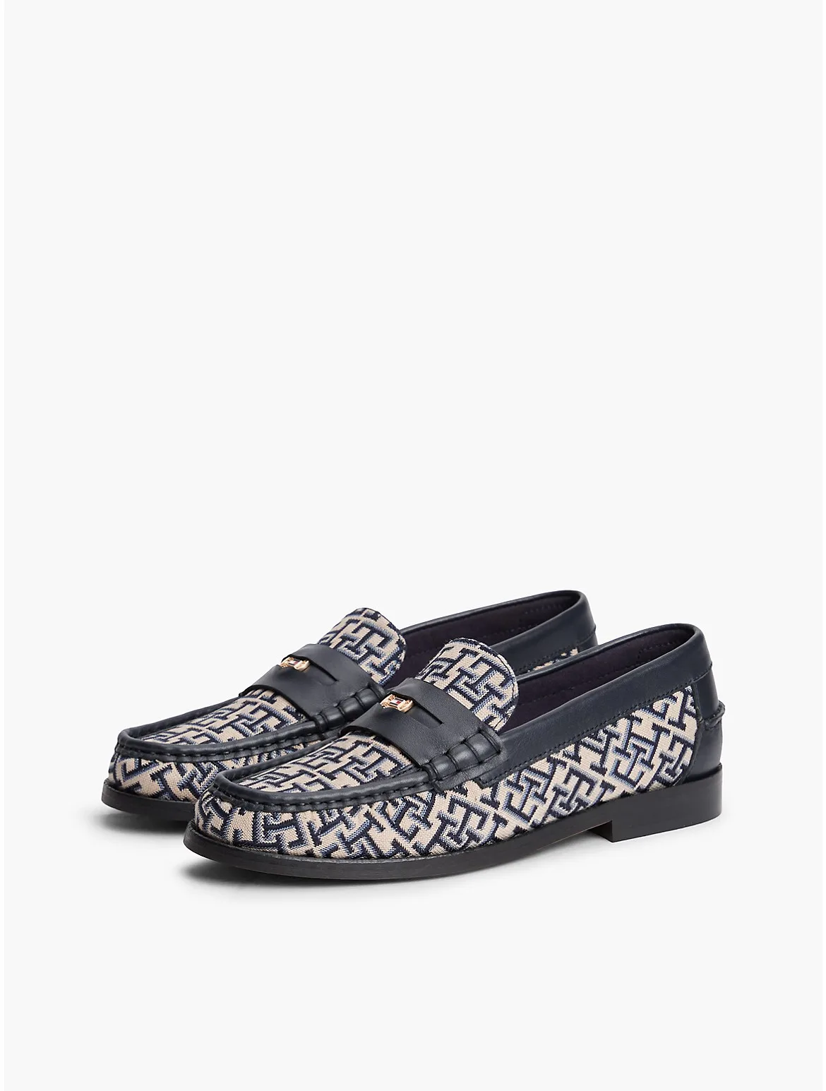 Jacquard Monogram Penny Loafer by Tommy Hilfiger