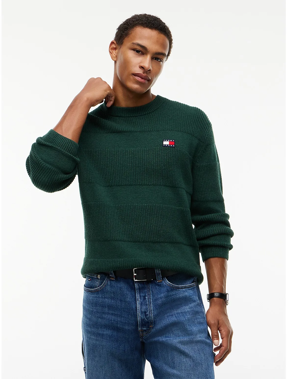 Tommy Jeans Tonal Stripe Sweater by Tommy Hilfiger