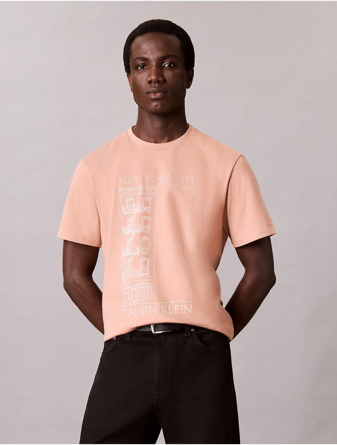 Apartment Logo Graphic Classic T-Shirt by Calvin Klein Jeans
