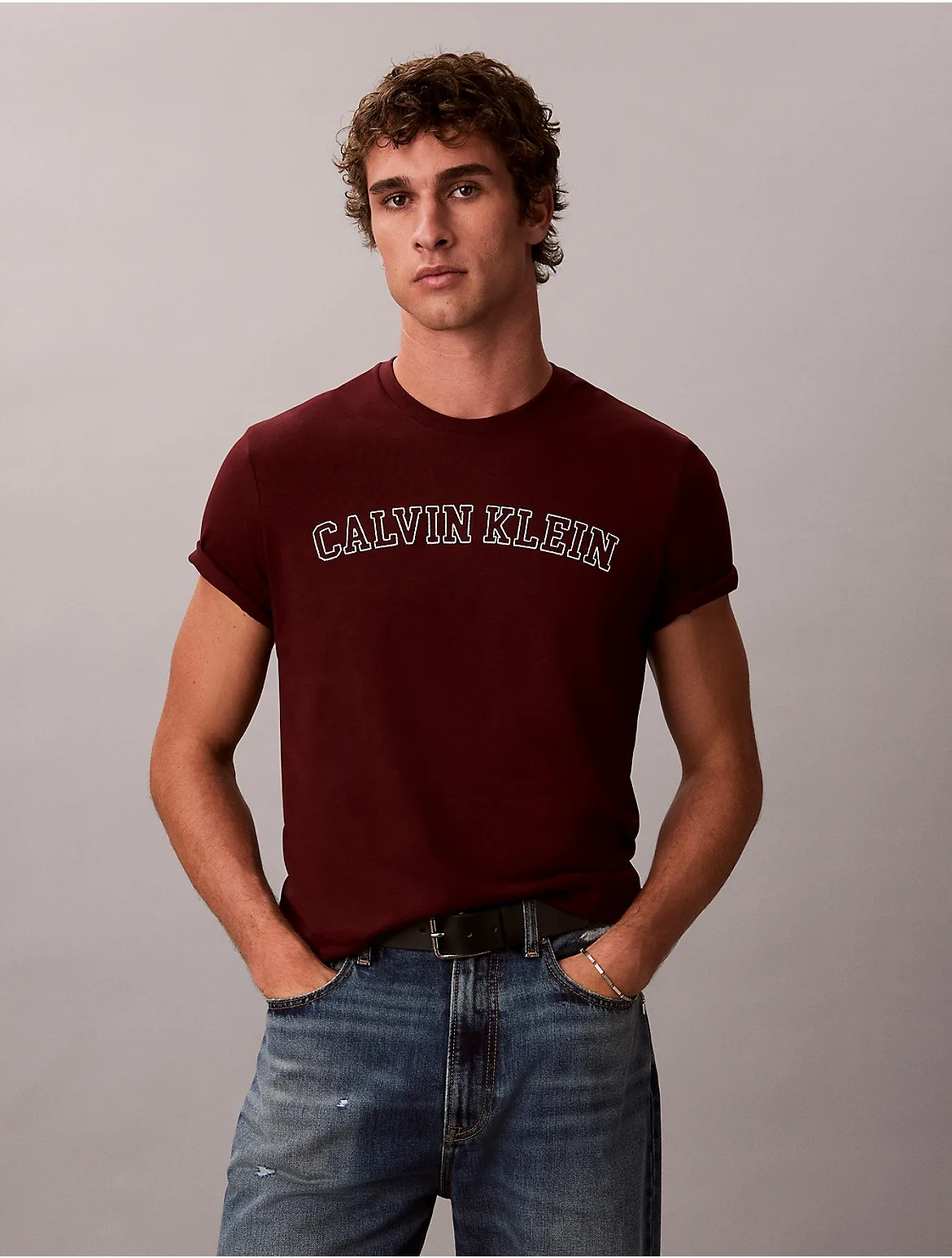 Varsity Logo Graphic Classic T-Shirt by Calvin Klein