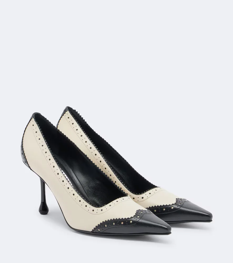 Ixia Leather Pumps by Jimmy Choo