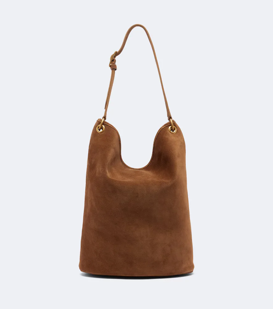 Cooper Medium Suede Shoulder Bag by Nili Lotan
