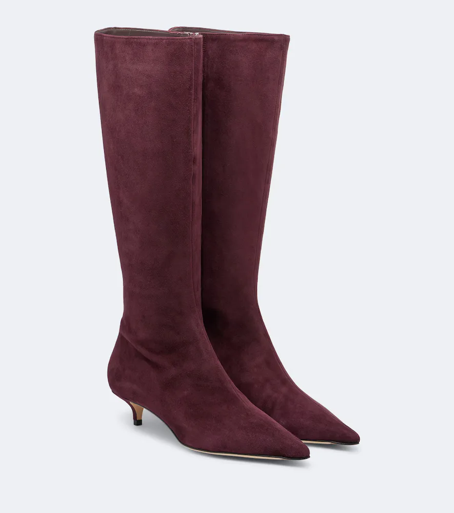 Amis Suede Knee-High Boots by Jimmy Choo