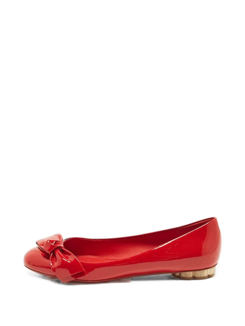 Avola Bow-Detail Ballet Flats by Ferragamo Pre-Owned
