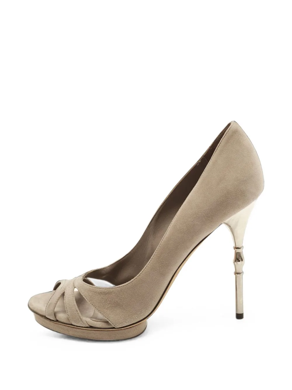 Bamboo Open-Toe Sandals by Gucci Pre-Owned