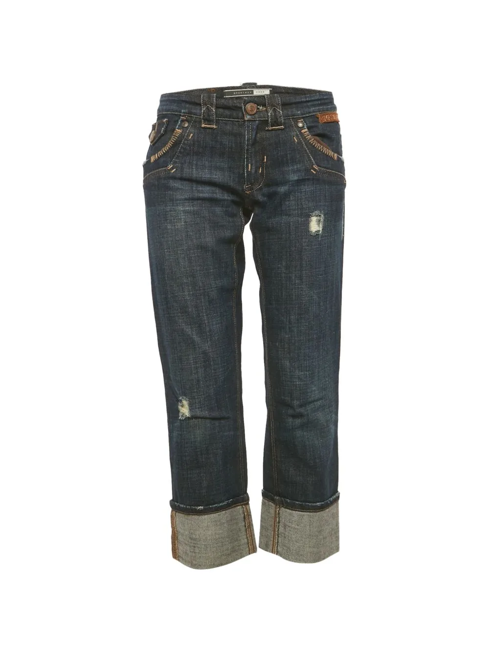 Code Mid-Rise Capri Jeans by Sportmax