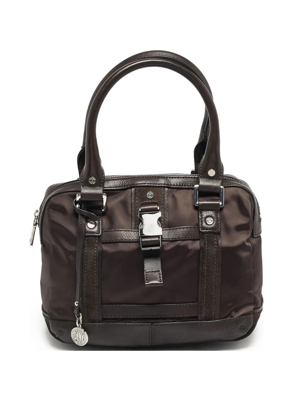 Logo-Plaque Buckle Shoulder Bag by DKNY