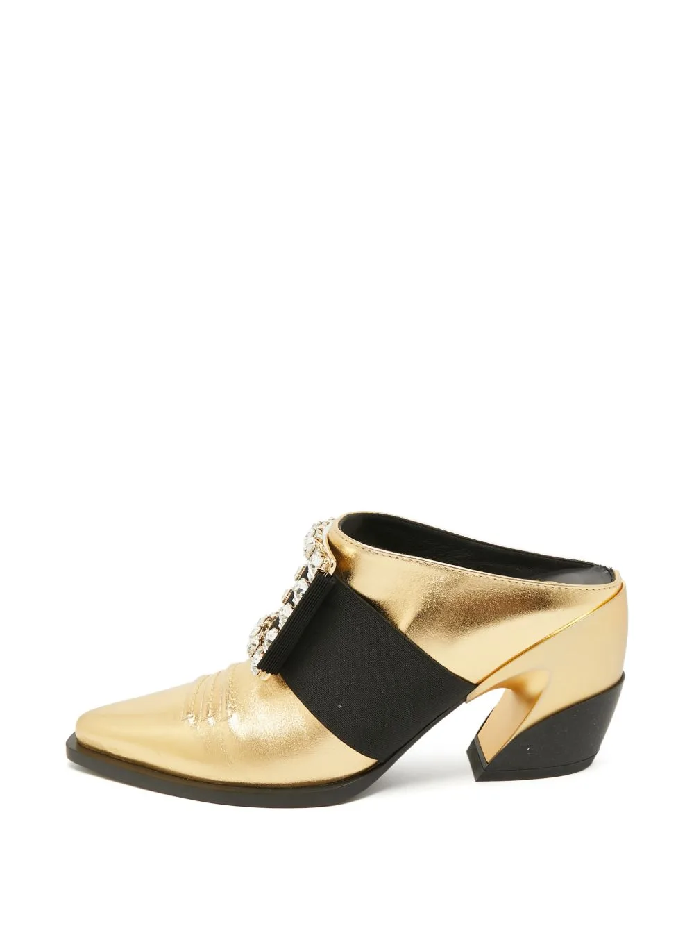 Crystal-Embellished Mules by Roger Vivier Vintage