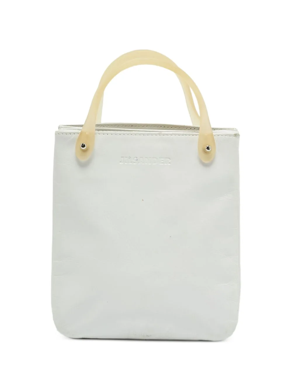 Mini Rubber-Handle Tote Bag by Jil Sander Pre-Owned