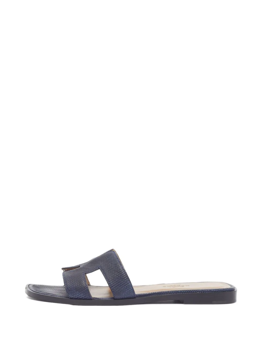 Oran Flat Leather Sandals by Hermès Pre-Owned