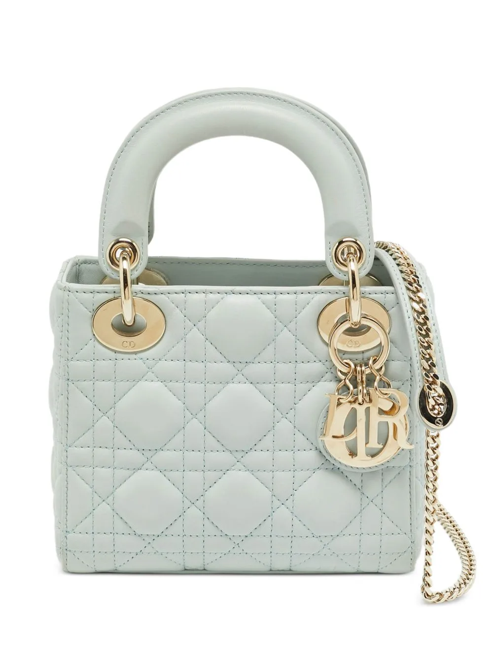 2023 Mini Lady Dior Cannage Tote Bag by Christian Dior Pre-Owned