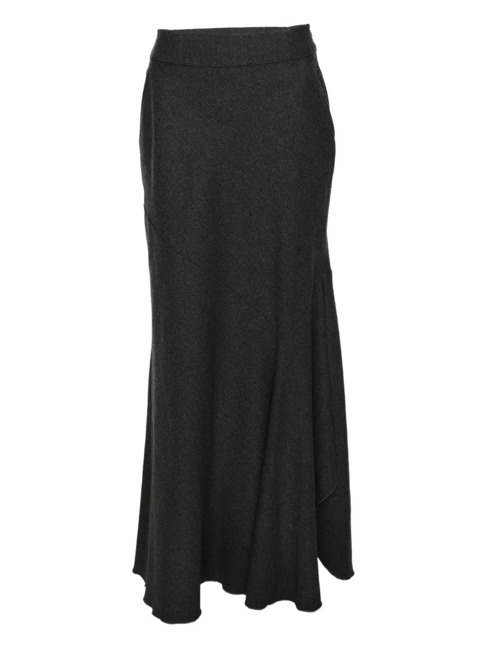 Wool Pleated Maxi Skirt by Max Mara