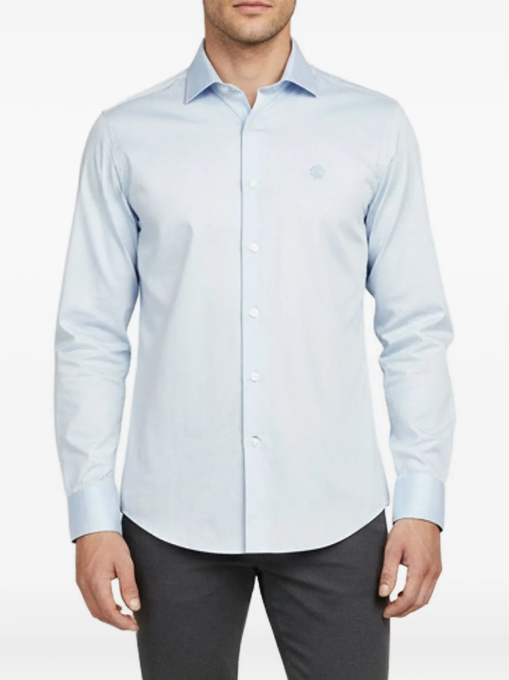 Logo-Embroidered Shirt by Roberto Cavalli Vintage