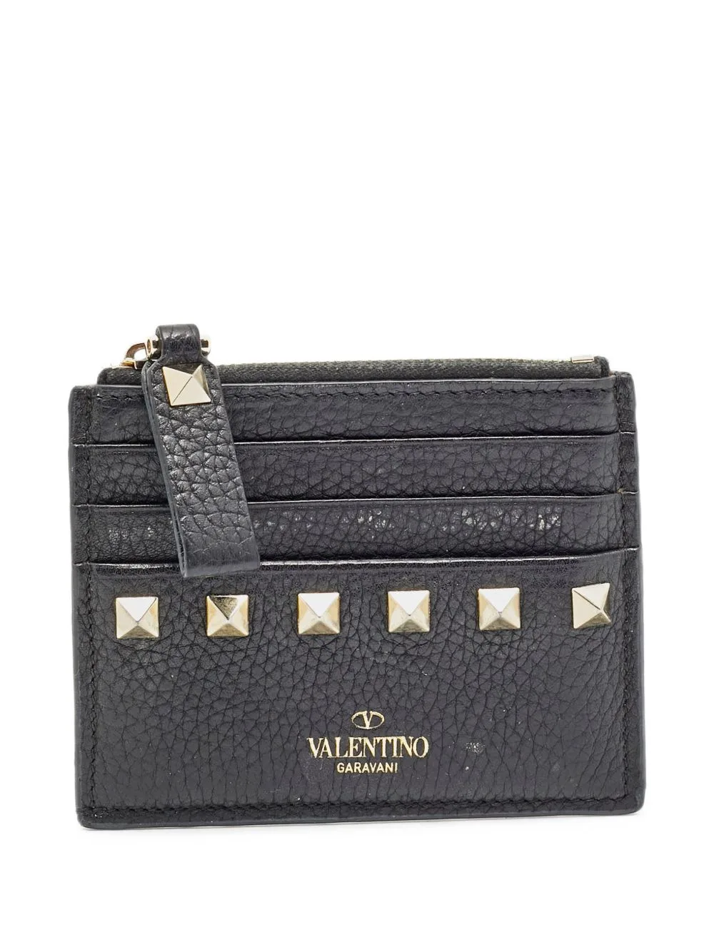 Rockstud Card Holder by Valentino Garavani Pre-Owned