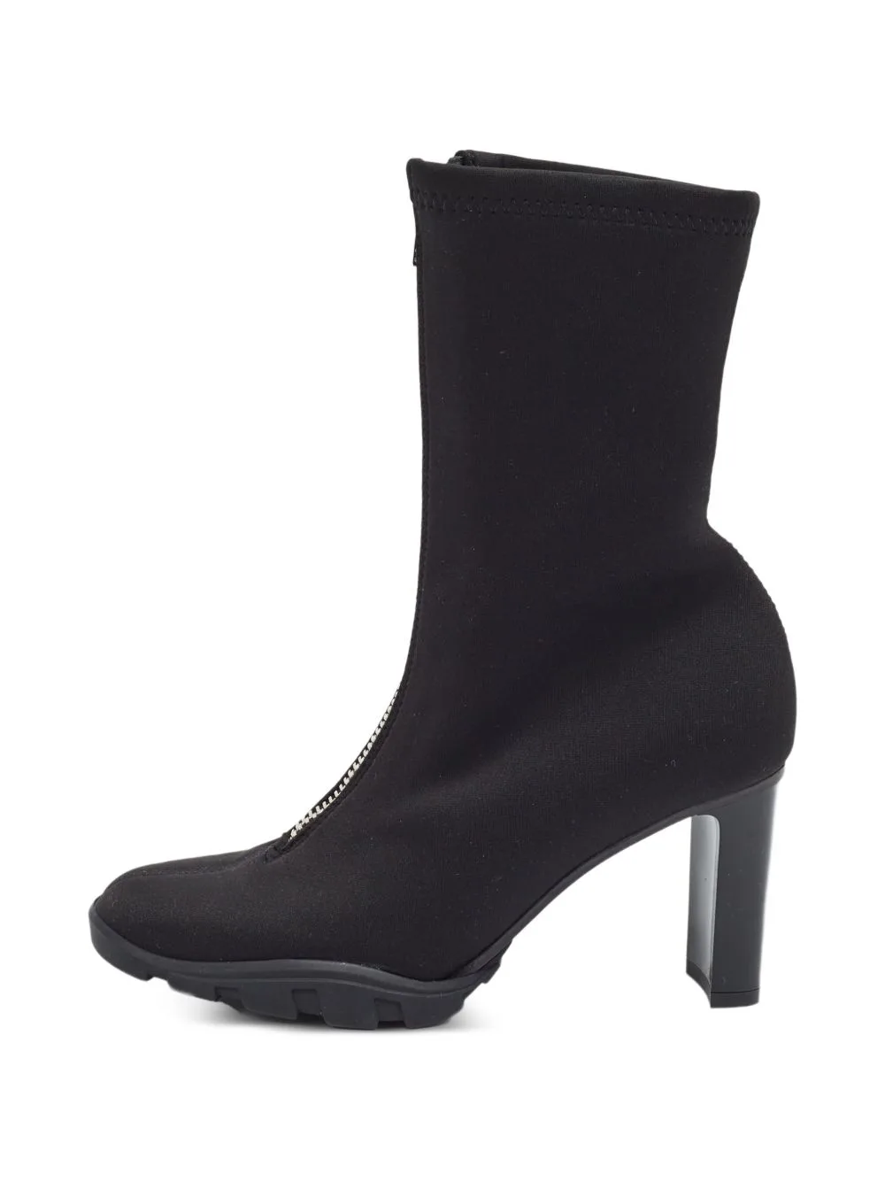 Scuba Front-Zip Ankle Boots by Alexander McQueen Pre-Owned