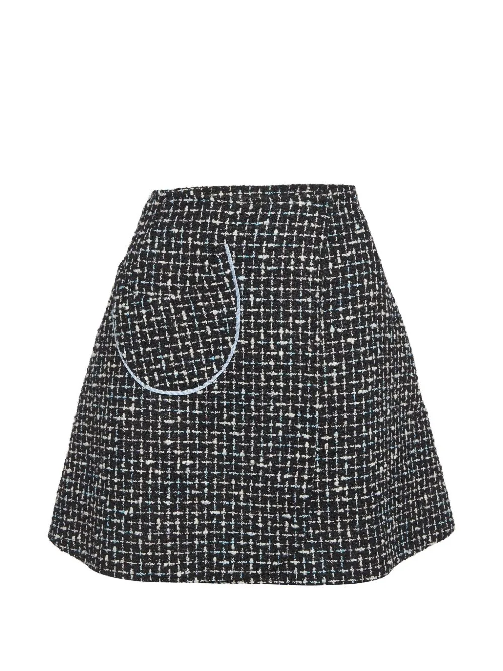 Tweed Wrap Mini Skirt by Christian Dior Pre-Owned