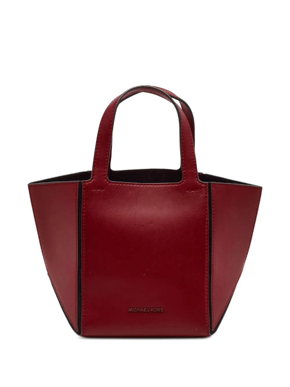 Small Jordi Leather Tote Bag by Michael Kors Vintage