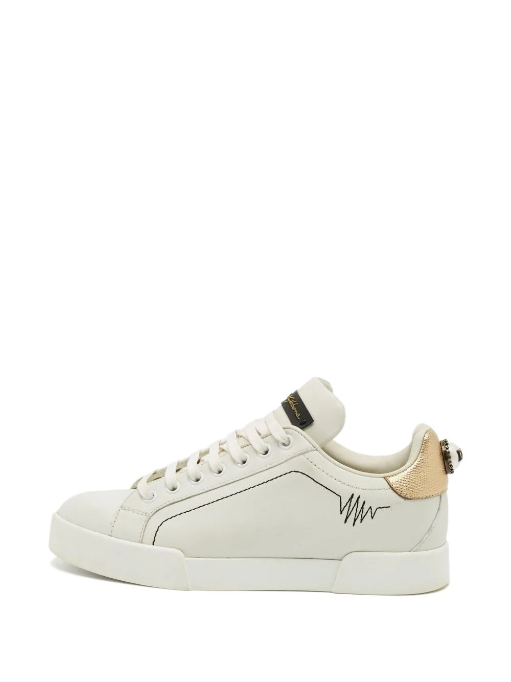 Portofino Lace-Up Fastening Sneakers by Dolce & Gabbana Pre-Owned