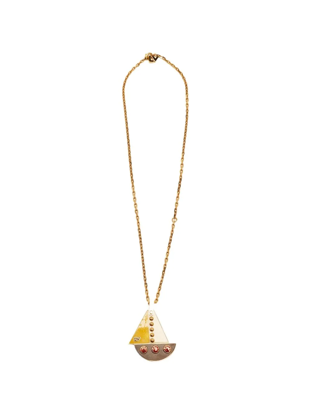 Float the Boat Pendant Necklace by Louis Vuitton Pre-Owned