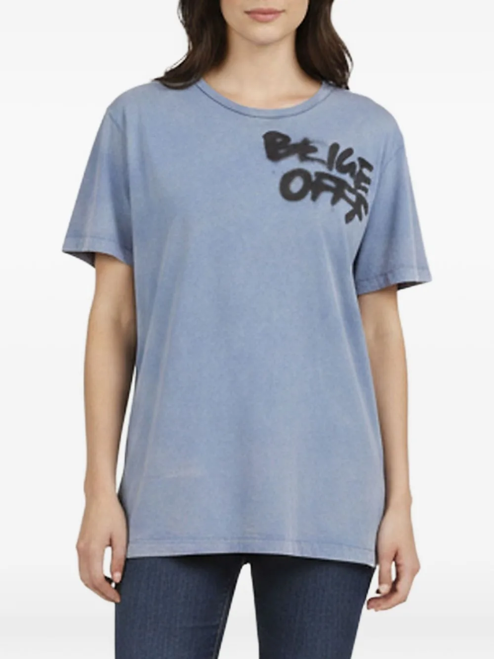 Graffiti Print T-Shirt by Off-White Pre-Owned