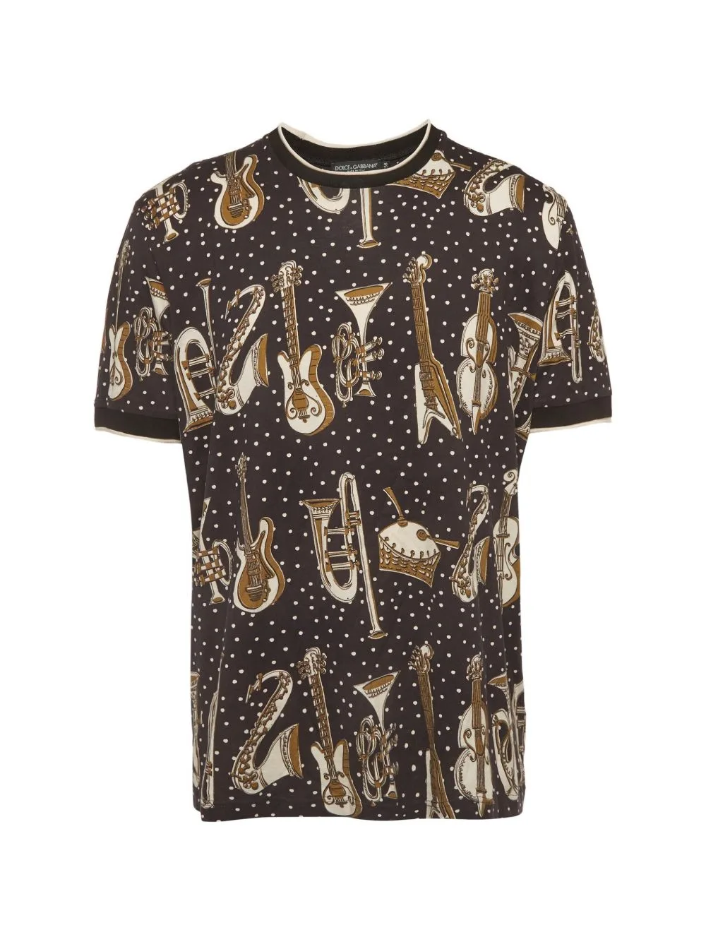 Musical-Instrument-Print T-Shirt by Dolce & Gabbana Pre-Owned