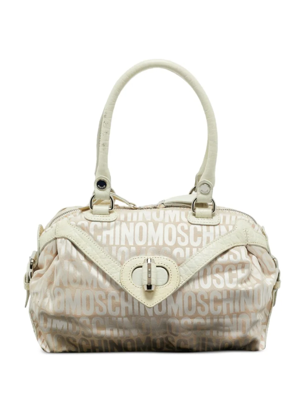 Logo Satchel Bag by Moschino Pre-Owned