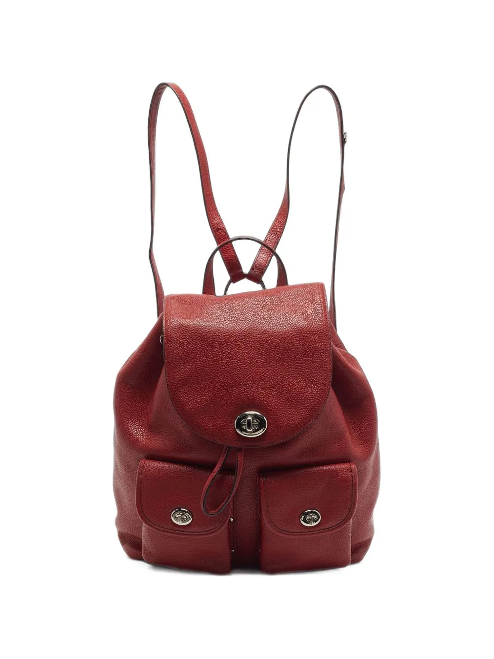 Turnlock Leather Backpack by Coach