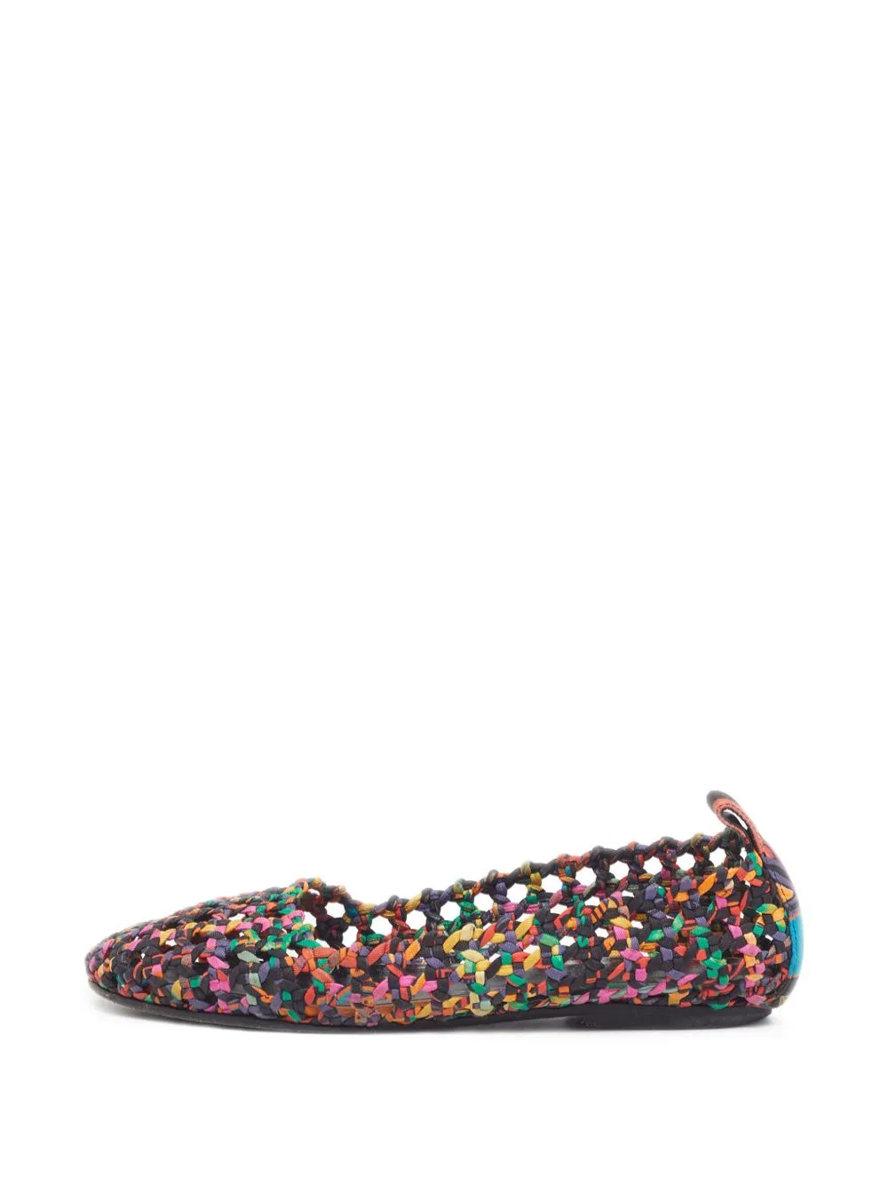 Minorque Woven Ballet Flats by Hermès Pre-Owned