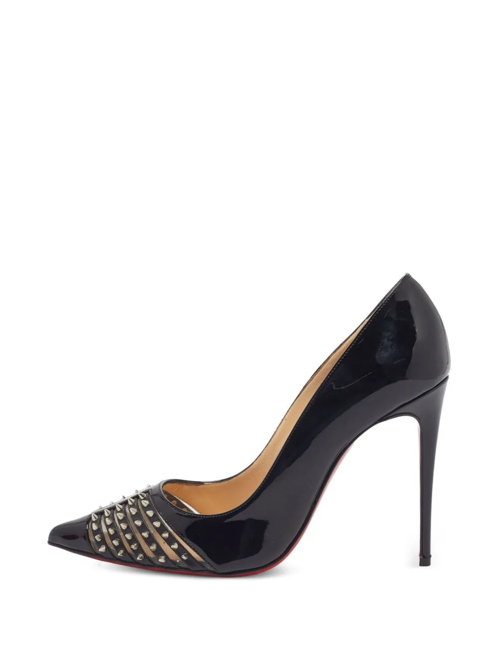 Bareta Studded Mesh Pumps by Christian Louboutin Pre-Owned