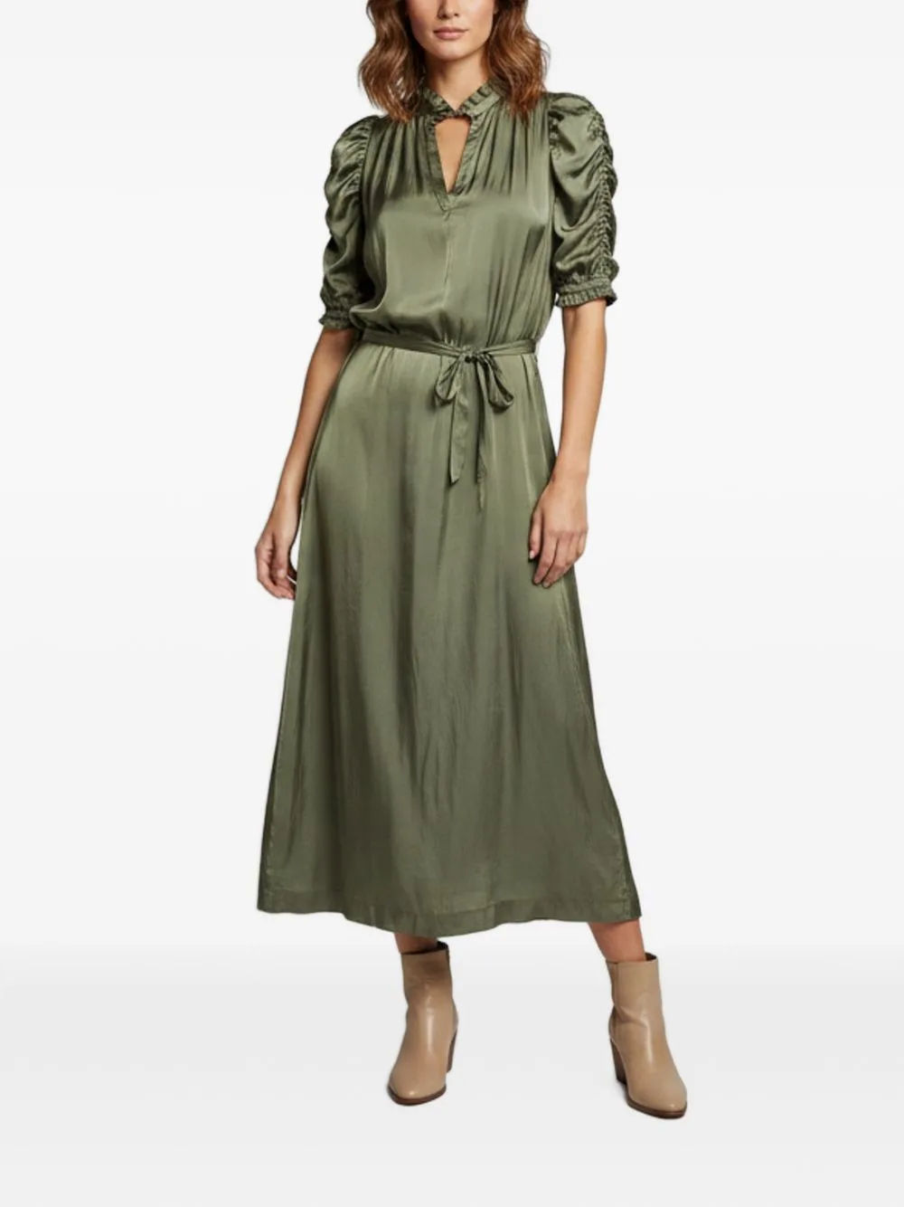 Ray Puff-Sleeve Midi Dress by Zadig&Voltaire