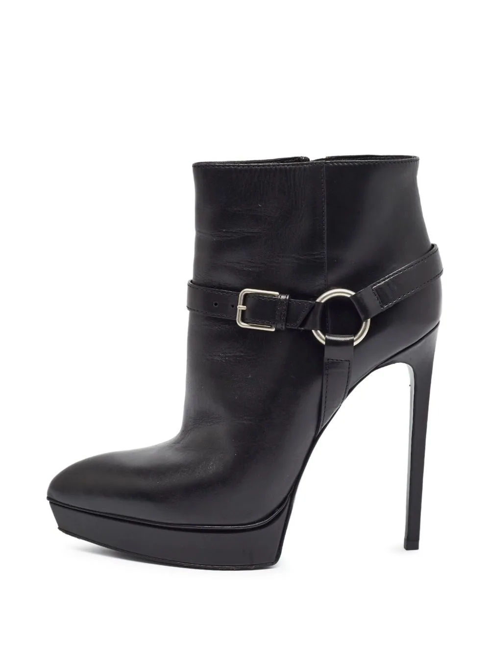 Janis Harness Ankle Boots by Saint Laurent Pre-Owned