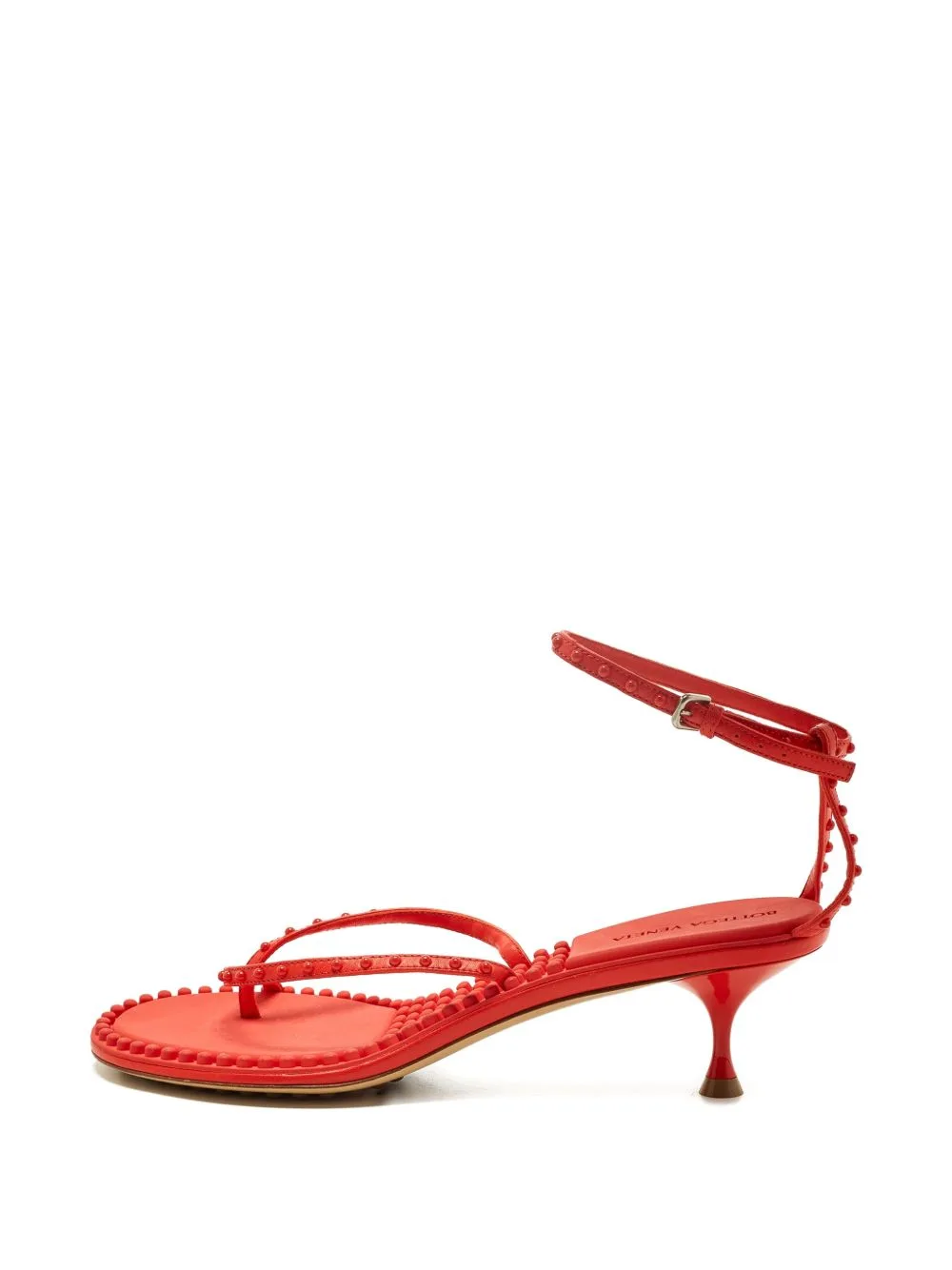 Dot Leather Sandals by Bottega Veneta Pre-Owned