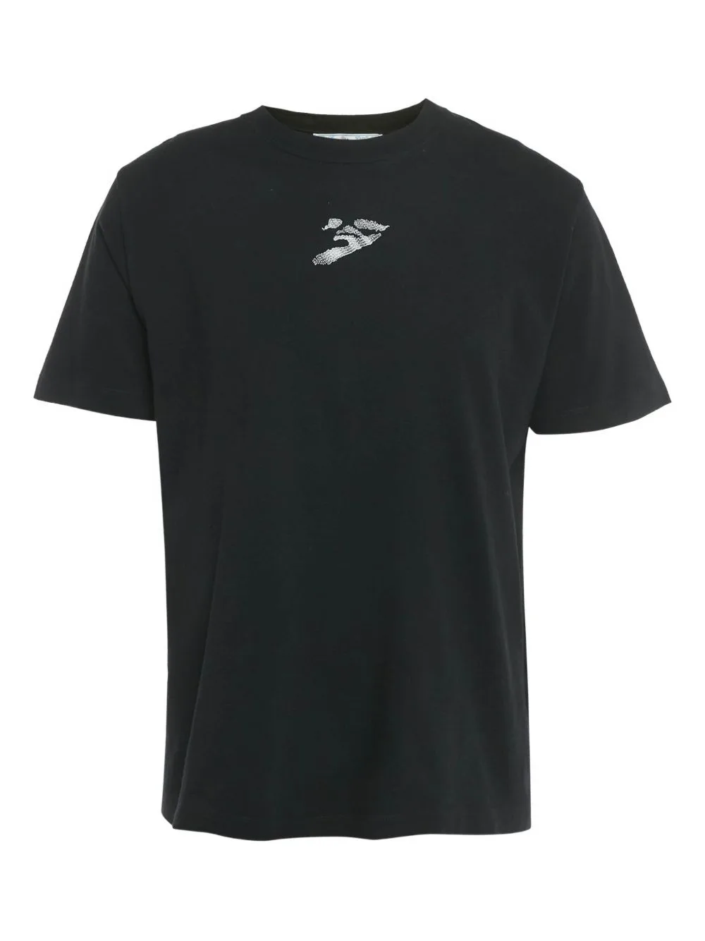 Embroidered Logo Crew-Neck T-Shirt by Off-White Pre-Owned
