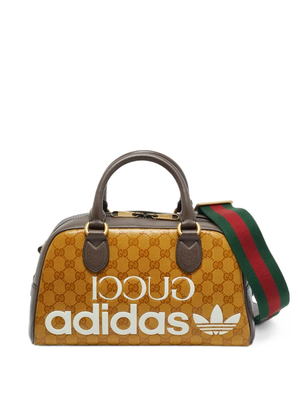 Gucci x Adidas GG Supreme Trefoil Tote Bag by Gucci Pre-Owned