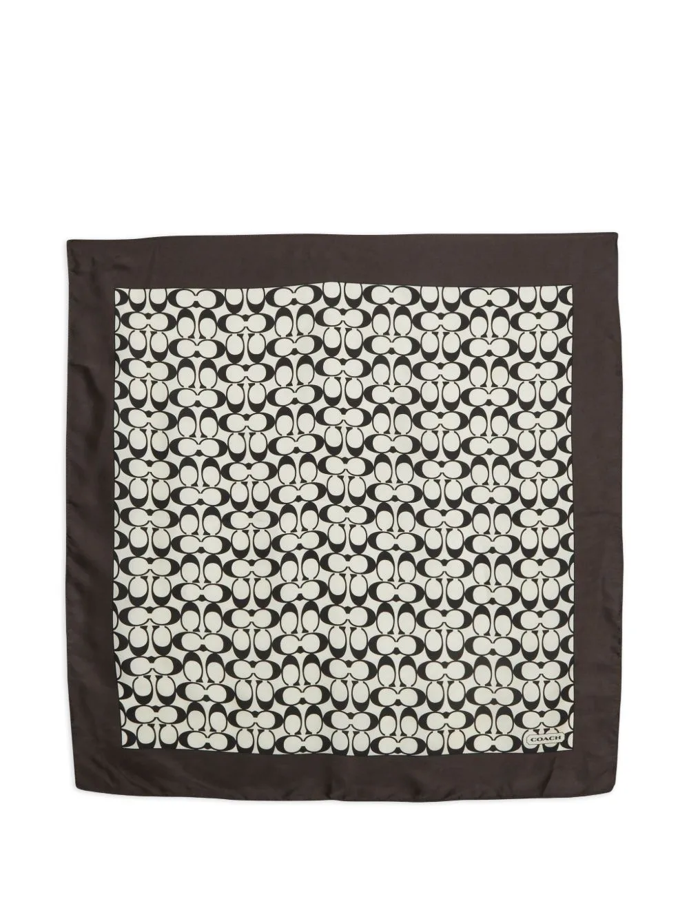 Monogram-Print Square Scarf by Coach Vintage