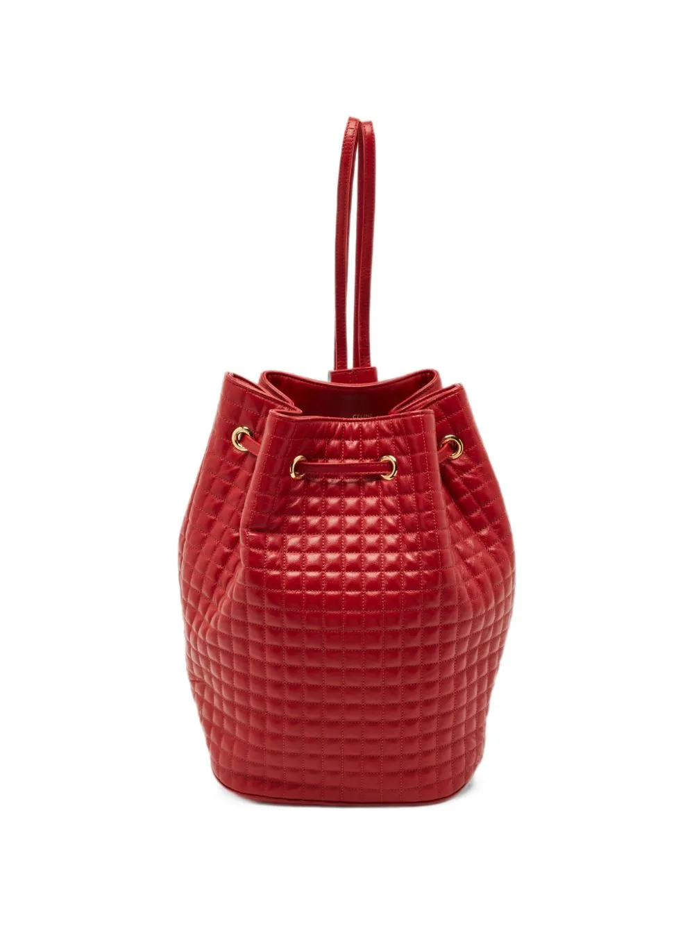 2019 Quilted Drawstring Backpack by Celine Pre-Owned