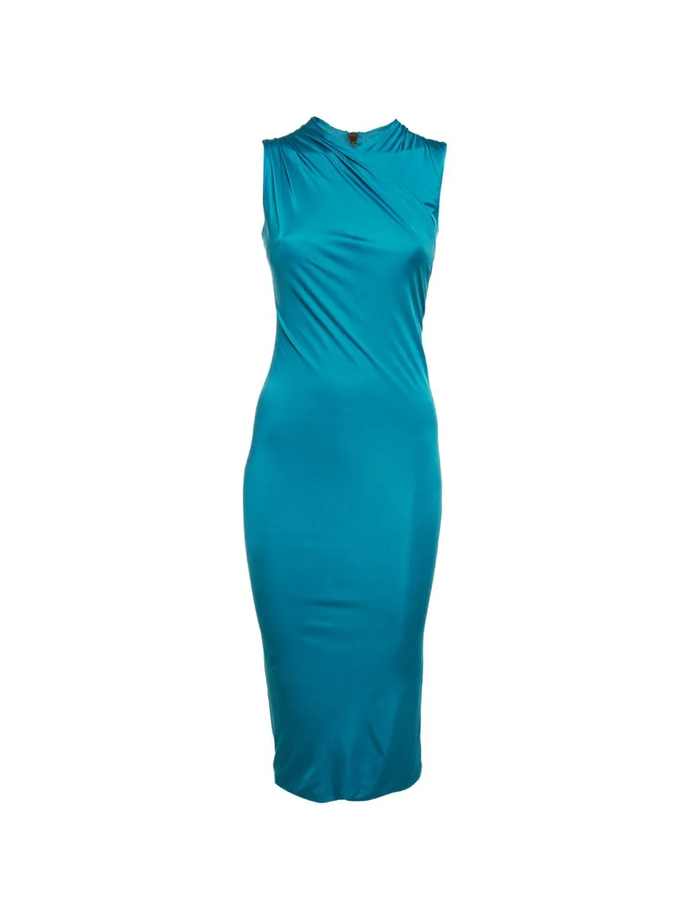 Ruched Sleeveless Maxi Dress by Versace Pre-Owned